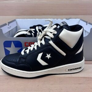 Converse Weapon High Mens 9  Old Money Pack Black Natural Ivory A04400C BIRD